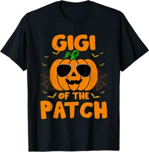 Pumpkin Gigi Of The Patch Family Group Costume Halloween T-Shirt - 47B0CGVSC72B