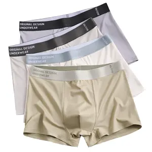 4 Pieces Men's Underwear Comfortable Soft Healthy Men's Boxer Briefs Casual Sports Trendy Fashion Men's Pants