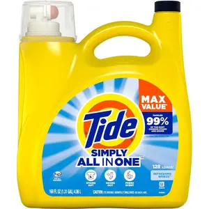 168 oz Simply Liquid Laundry Detergent Refreshing Breeze 128 Loads