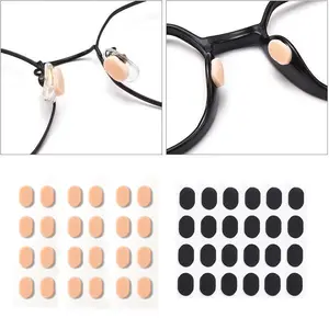 16/24 Pcs Disposable Glasses Nose Pads, Soft EVA Foam Adhesive Cushion, Relieve Bridge Pressure Prevent Marks, Anti-slip Lightweight Lifting Pads, Universal Fit Eyeglasses Sunglasses Repair Accessories