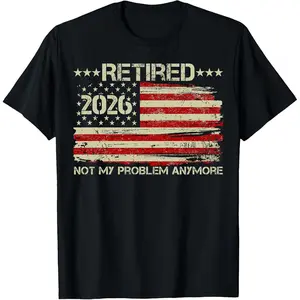 Retirement Gifts for Men,Retirement Shirts for Men,2026 Retirement Decorations,Retired Shirts Gifts for Dad, Mom, Husband, Wife-