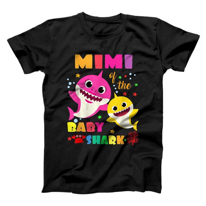 Mimi Of The Baby Shark Birthday Mimi Shark  T-Shirt, Sweatshirt, Hoodie