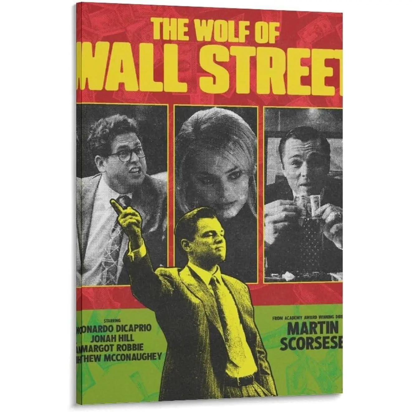 The Wolf of Wall Street Movie Poster (16) - Artistic Production Art, Decorative Wall Art, Home Decor Accent for Bedroom Aesthetic Prints