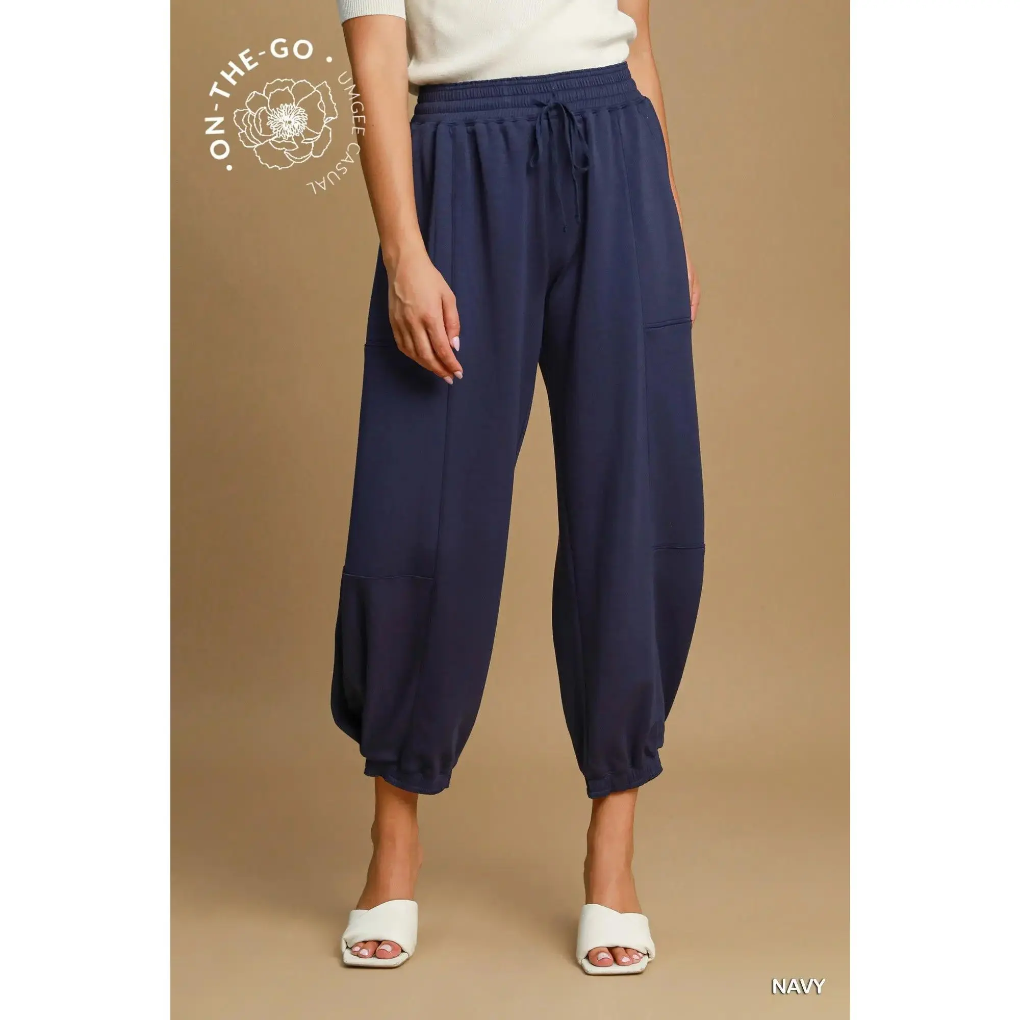 Luxeknit Barrel-Leg Joggers
