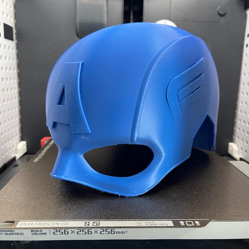 Captain America inspired-design Cosplay Adult Helmet Accessories Mask, 3D Plastic Helmet