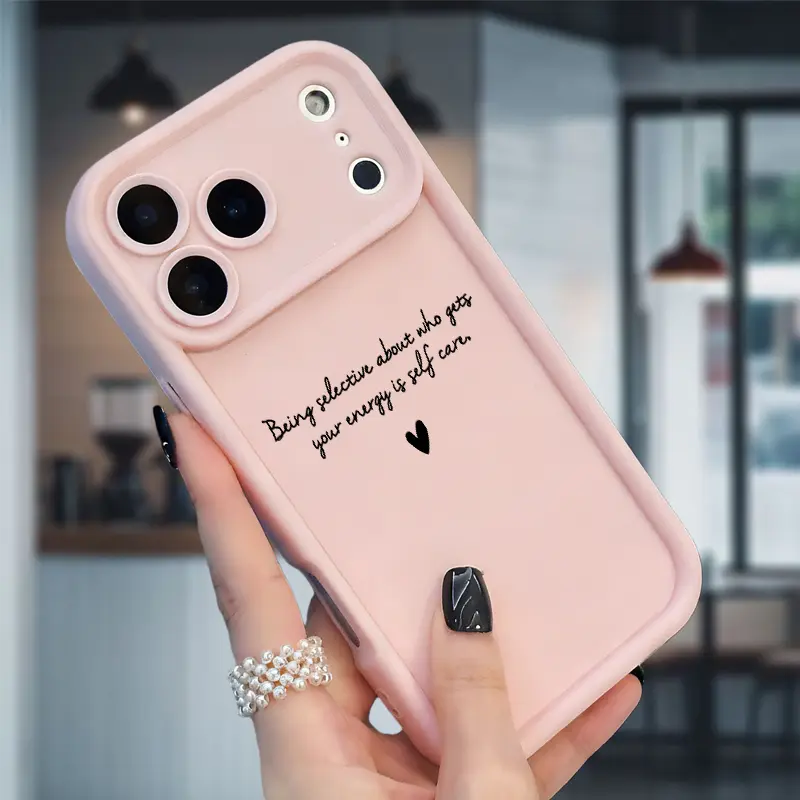 Rugged Protective Silicone Phone Case for iPhone 17 Air, 16, 15, 16E, 14 Pro Max, 13, 12, 11, X, XS, E Plus - Shockproof, Anti-Scratch, Durable Energy Protection Mindset Casing for Mobile Phone Accessories, Smartphone