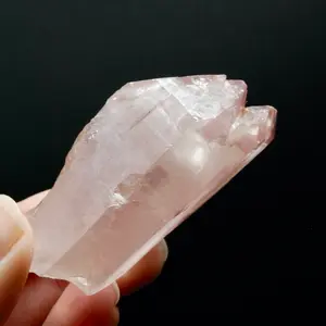 2.8in 125g Rare Unique ET Dolphin Pink Lithium Lemurian Quartz Crystal Starbrary Cathedral, Brazil
