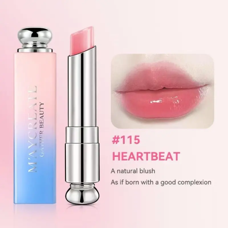 Color-Changing Lipstick, Gradient Lip Gloss, Moisturizing Lip Glaze, Long-Lasting Moisturizing Lip Balm, Hydrating Lip Care, Glossy lip balm, Hydrating Glassy Lip, Perfect for Daily Use, Makeup, Lip Product