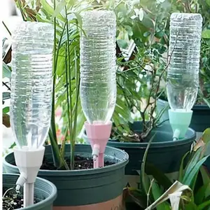 Automatic Plant Watering Drip Irrigation Kit, Adjustable Flow for Indoor and Garden Plants, Compatible with Standard Thread Bottles