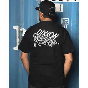 White Filler T-Shirt - Black