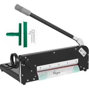 12-Inch A4 Heavy-Duty Paper Cutter With 300 Sheet Capacity, 45HRC Hardened Blade, Metal Base, Desktop Guillotine Stack Cutter For Home Office, A4 Size, Durable Construction, Safe And Precise Cutting