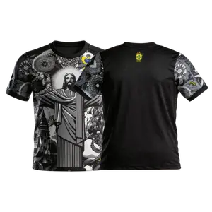 No.10 Neymar 2025 Brazil Special Edition Black Five Stars Short Sleeves Soccer Shirts