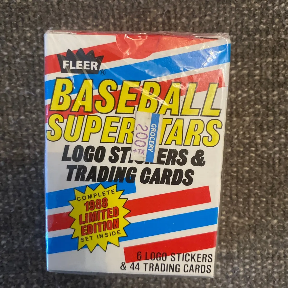 Fleer Baseball SuperstarLogo Stickers and Trading cards