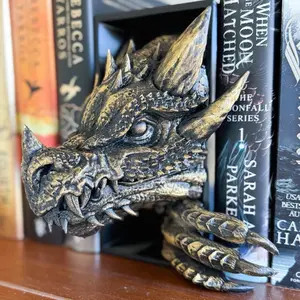 Dragon head and tail bookends