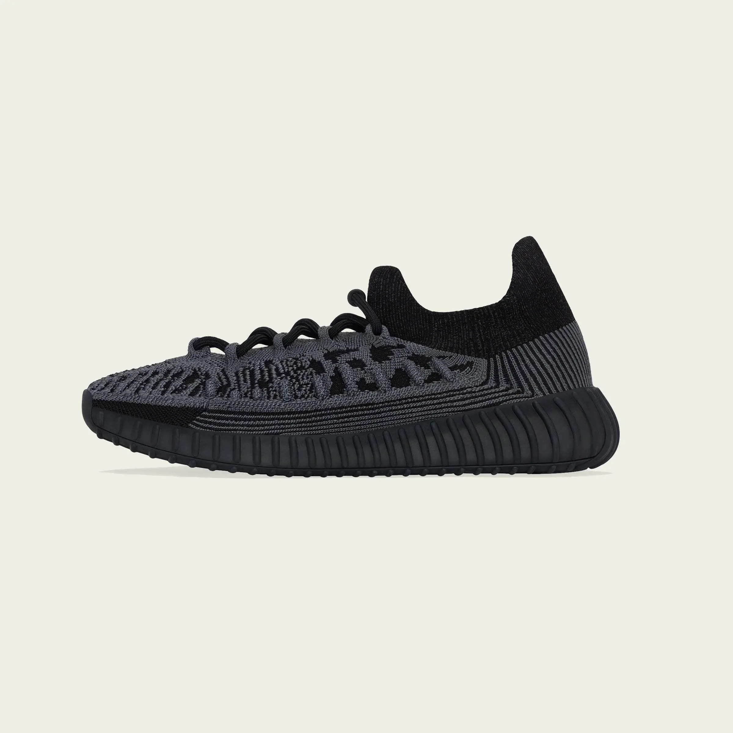 Men's Slate Onyx 3D Knit Sneaker, Athletic Trainer for Running with a Sock-Like Fit, Cushioned Sole and No-Tie Stretch Laces, Style IG9606