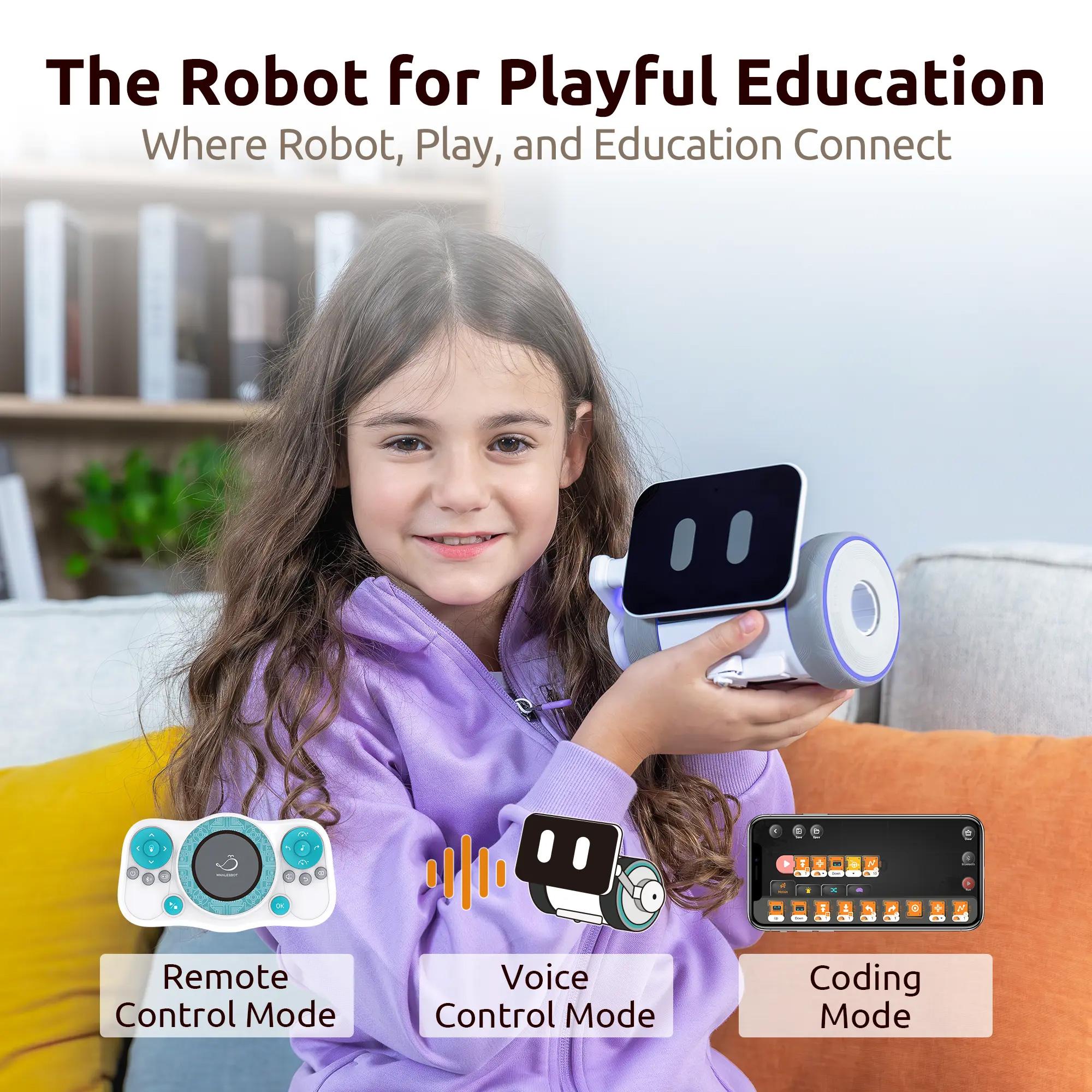 Pubbo Air AI Robot for Kids, Interactive STEM Educational Toy, Coding Robot with App & Voice Control, Smart Robotics Kit Perfect Gift Idea for Boys Girls Ages 4-12