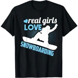 Snowboarder Shirt Men Women Kids Snowboarding Gift Winter T-Shirt