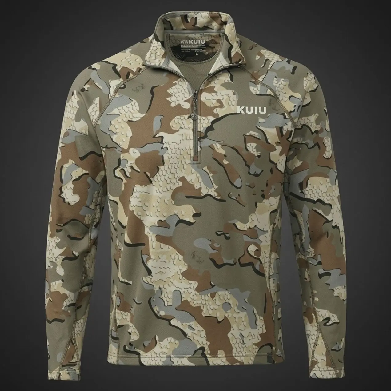 Premium Mid-Weight Synthetic Half-Zip Base Layer | Thermal Breathable Outdoor Training Top for Hiking & Running
