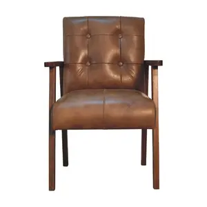 Brown Buffalo Leather Chair Brown Buffalo Leather Chair