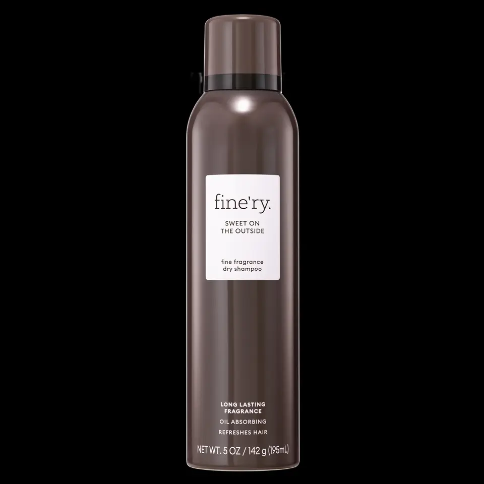 fine'ry. Dry Shampoo - Sweet on the Outside, Aerosol, Madagascar Vanilla, Color & Keratin Safe