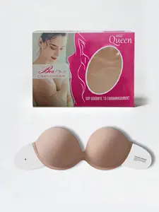 Women's Backless Strapless Bralette Underwear, Small Bust Push-Up, Anti-Slip, Summer Thin Invisible Lace-Up Bras, Breathable, Casual Style