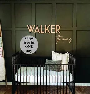 Custom Wood Baby Name Sign, Boho, Kids Room Decor, Letter Wall Art, Kids Room Art, Wall Art for Nursery, Baby Name Sign, Wooden Sign