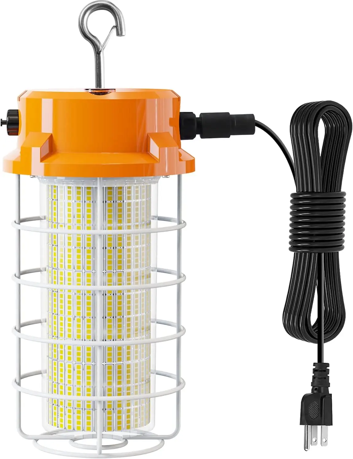 120W LED Temporary Work Light 18000LM Construction Lights 5000K Led Work Light IP67 Dust Waterproof Portable Lights with Stainless Steel Guard Hook for Factory Mine Wharf Job Site Garage Temp Lighting   Visit the RIUVAO Store camping  toolkit golf cart