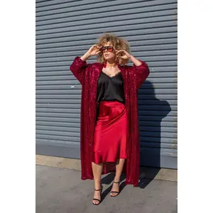 Rouge Eternal Sequin Cocoon Jacket