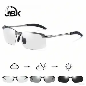 JBK HD Polarized Photochromic Sunglasses Aviator sunglasses, unisex, 70s style, UV400 protection, luxury fashion sunglasses. Polarized Sunglasses, Outdoor Sports Sunglasses for Men & Women, Sports Eyewear for Cycling, Running.