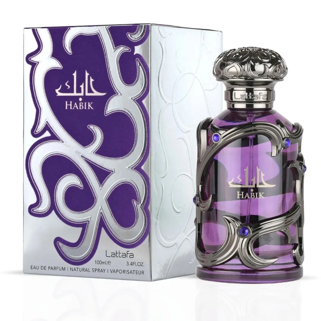 Habik for Men Eau de Parfum Spray 100ml (3.4 oz) by Lattafa | A Regal Journey from Fiery Opening to Creamy Grandeur