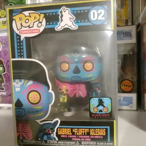 comedian - Gabriel Iglesias "Fluffy" - blacklight w/ dogs - vinyl figurine collectible figure