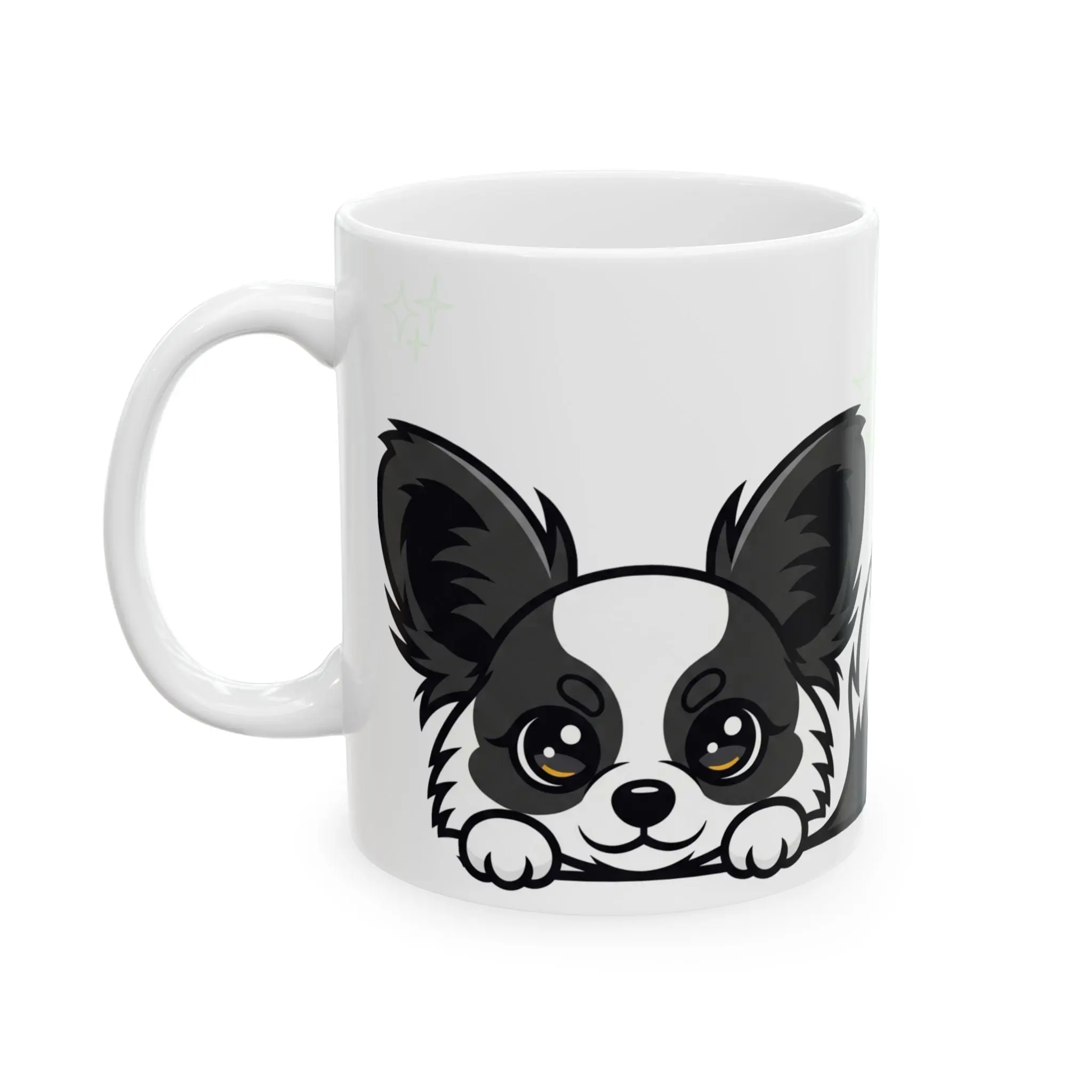 Papillon Peek-a-Boo Mug | Best Papillon Mama Gift