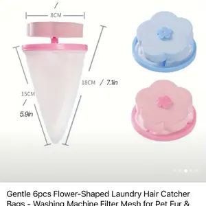 Washing machine filter mesh bags