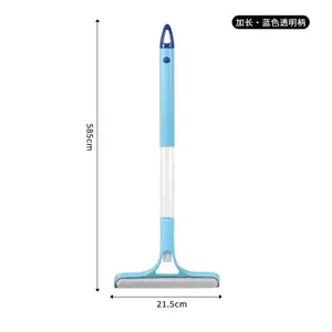 1 Pack Glass Squeegee Watering Can Household 3-in-1 Squeegee Cleaning Tool with Double-Sided Brush & Scraper for Windows Mirrors & Glass Surfaces Cleaner