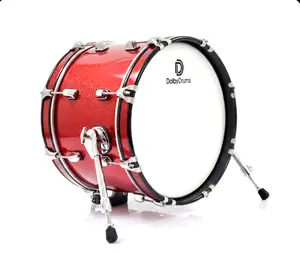 Dolby Drums 16” Electronic Kick Drum RED Sparkle Bass for Roland Alesis HX