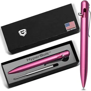 (R) Luxury Bolt Action Pen, Durable Professional Ballpoint Pen with Fine Tip, EDC Pen, Ink Refillable Pen for Birthday , Travel Pen for School and Work