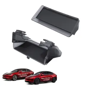 Upgrade Mat Center Console Wireless Charging Protector/ Under Screen Storage Organizer for Tesla for Model Y Juniper 2025 2026/ for Model 3 Highland 2025-2024 Accessories Black (Not for Model Y 2020-2024/ Not for Model 3 2017-2023)