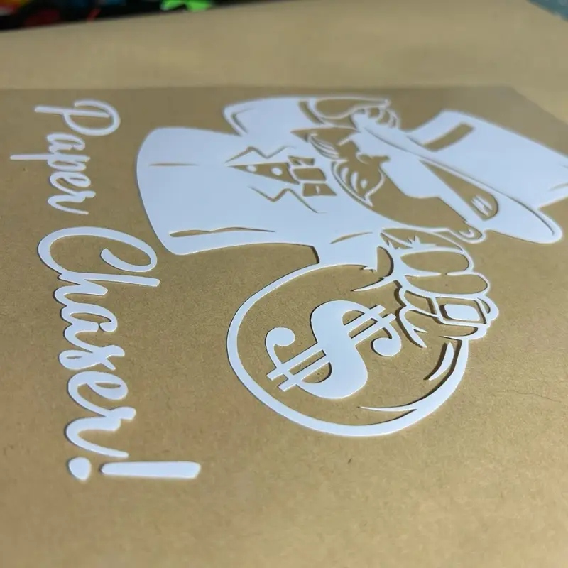 Paper chaser / Maker decal sticker