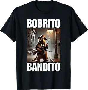 Bobrito Bandito - Italian Brainrot Meme T-Shirt - Emmacole Shop 58B0F4PNS2J2