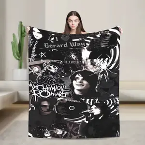 My Chemical Romance  Blanket  Warm Soft  Blanket for Home Decor Camping Graphic Bedspread Sofa Bed Cover A multi-functional and beautiful blanket suitable for decoration, use and as a gift. Add some fun to your home