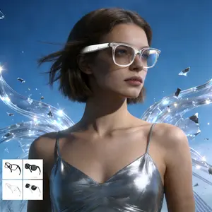 F70 Smart Ai Glasses, Intelligent Voice Assistant, Control Camera, Answer Calls, Ai Translation, V5.4, Dual Magnetic Charging, Long Battery Life, Multifunctional Smart Glasses