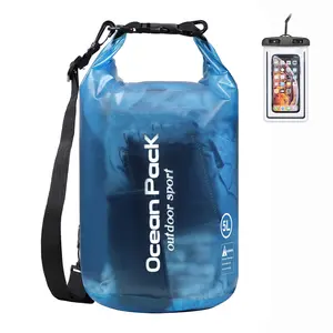Dry Bag with Phone Case(5L/10L), Ultralight Dry Sack, Outdoor Bags Keep Gear Dry for Hiking, Backpacking, Kayaking, Camping, Swimming, Boating