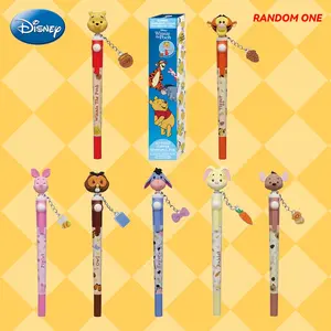 1PC Disney Officially Licensed  Winnie the Pooh 3D Head Topper Spinning Pen Spinning Functionality Blind Box - Halloween Christmas Stocking Stuffer Collectible