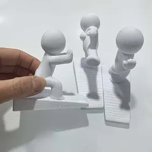 Three-Piece Set Cute Decorative Door Stopper, Flexible Mobile Door Wedge, Non-Slip Base, Wall Floor Protection, Home Decoration Ornament