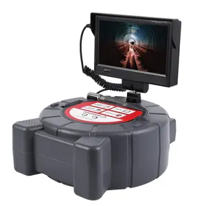 GARVEE 100ft Drain Camera with DVR, Self-Leveling, 9 Inch HD Touch,IP68