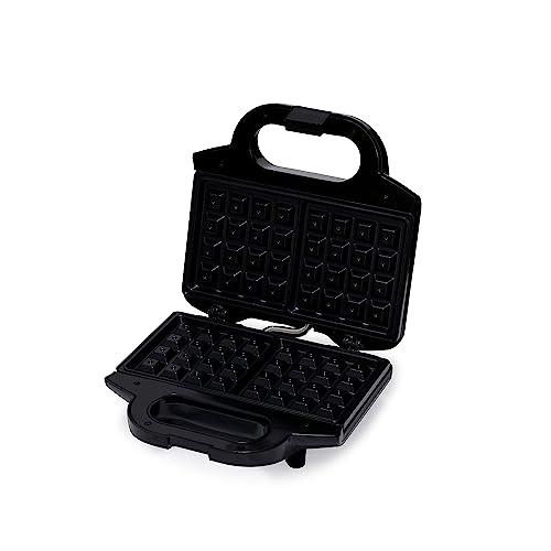 Amazon Basics 2-Slice Waffle Maker with Non-Stick Coating, Easy to Clean, 700W, Black