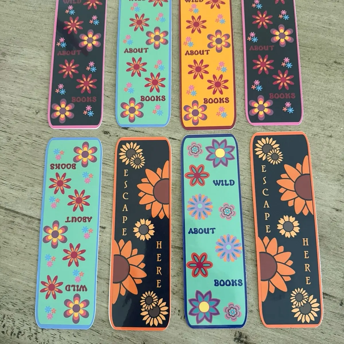 Vintage Wild Flowers Bookmark