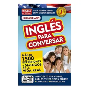 Inglés en 100 días - Conversational English (Spanish Edition) English Paperback, Language Learning Tool & Workbook