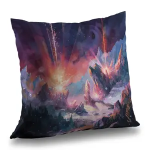 Conscious Sales C1PC26264HPIN5 26 x 26 in. Beaming Signal - Blue Polyester Twill Throw Pillow for Home Decor