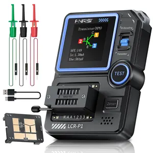 FNIRSI LCR-P1 Transistor Tester Diode Triode Capacitance Resistance Meter LCR ESR Meter NPN PNP MOSFET IR Multifunction Tester